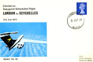 BOAC VC10 Inaugral Flight cover