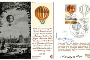 Hydrogen Balloon cover Sgd pilot and Ian Fraser VC