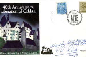 Colditz Cover Signed Major P R Reid