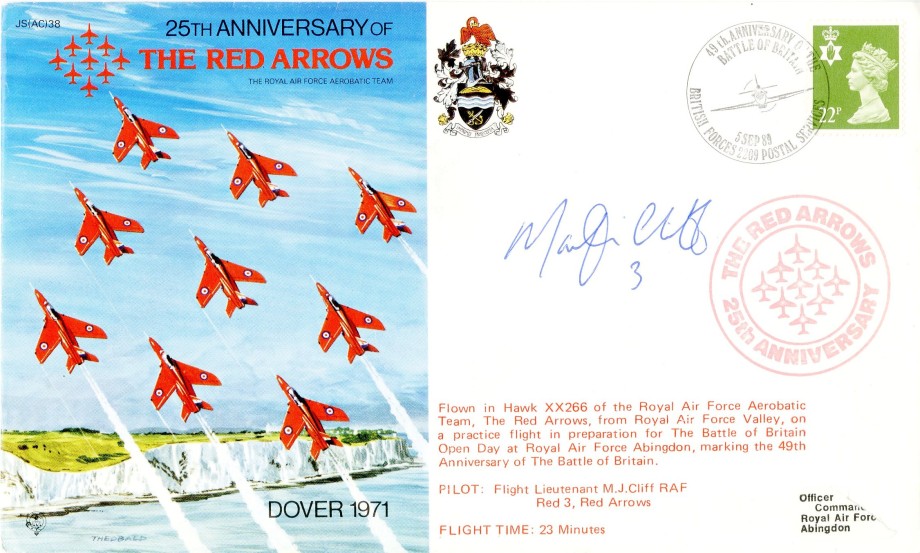 Red Arrows cover Sgd by M J Cliff