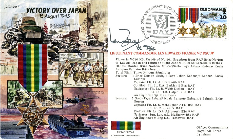 Victory over Japan cover Sgd I E Fraser VC