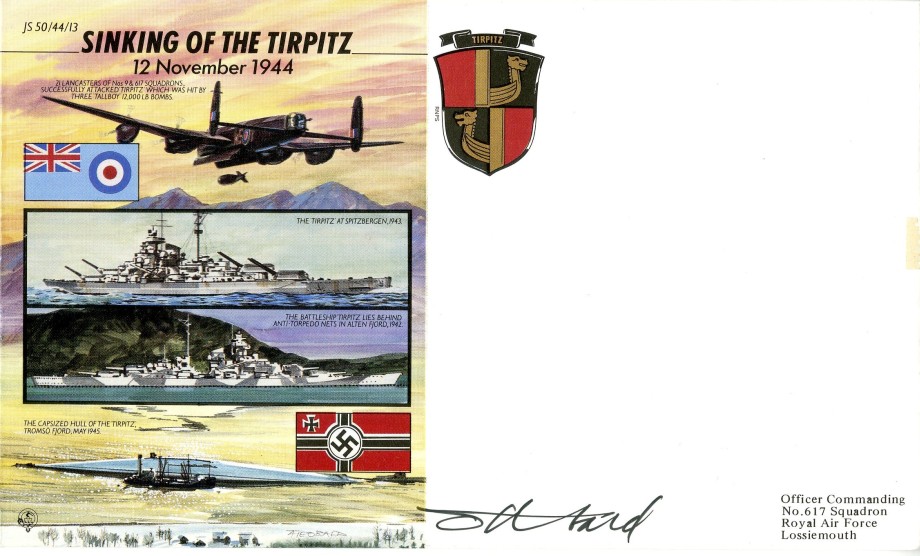 Sinking of the Tirpitz cover Sgd unknown