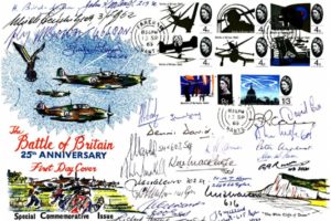 Battle of Britain 25th Anniversary cover Sgd 25 WW2 Aviators
