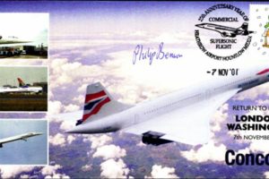 Concorde Cover Signed Philip Benson