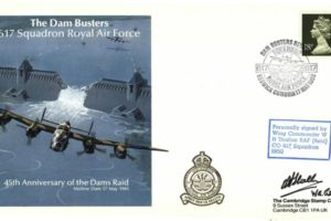 Dambusters 617 Squadron cover Signed W H Thallon