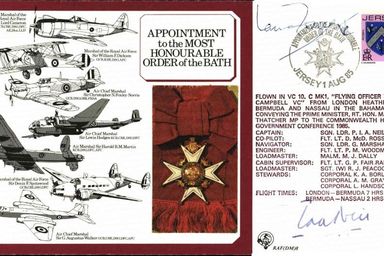 Order of the Bath cover signed by Ian Fraser VC and 13 holders