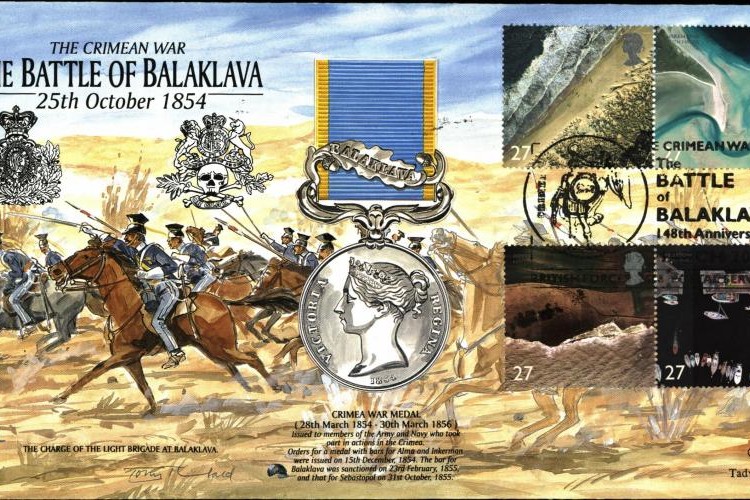 Battle of Balaklava Crimea War Medal cover 1854
