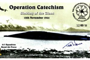 Dambusters 617 Squadron Cover Signed E Wass Tirpitz Catechism