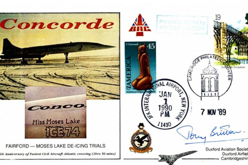 Concorde cover Sgd Tony Britton