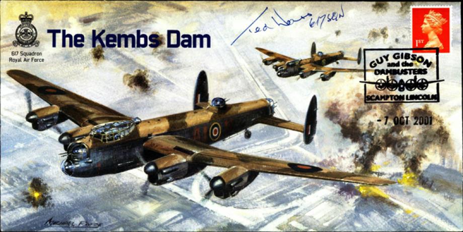 Dambusters 617 Squadron Cover Signed Edward Wass Kembs Dam