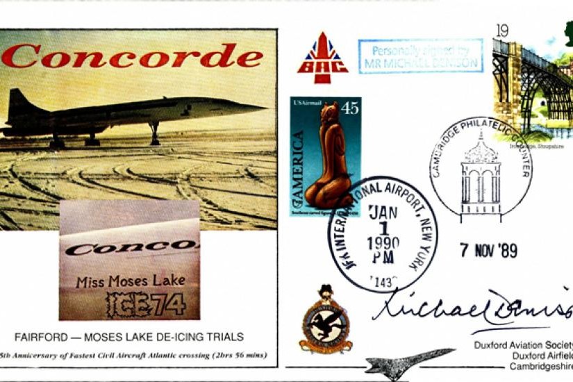 Concorde cover Sgd Michael Denison