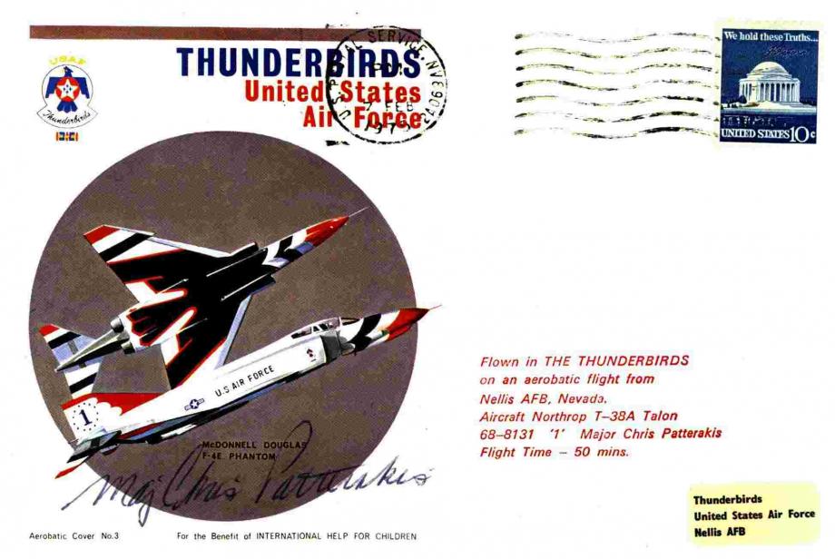 Thunderbirds cover Sgd C Patterakis