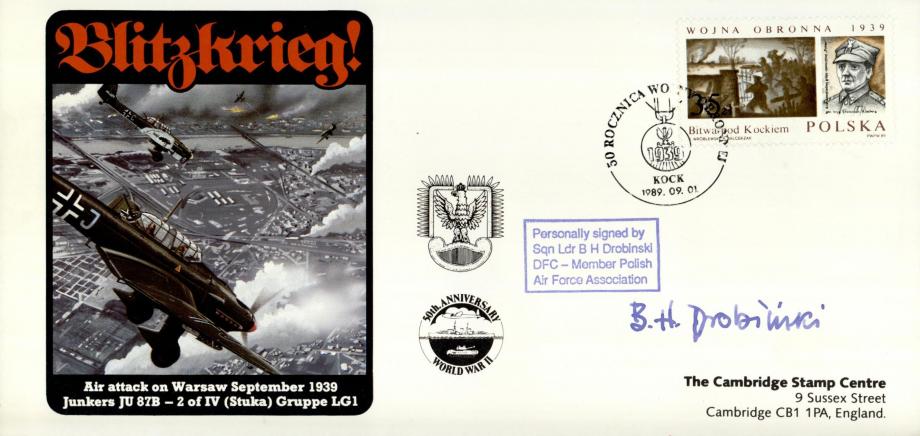 Battle of Britain cover Blitzkrieg Sgd B H Drobinski