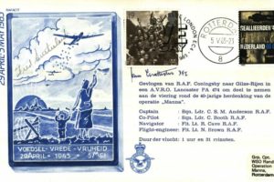 Dambusters 617 Squadron Cover Signed Chatterton and Sutherland Dam Raider