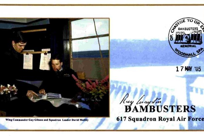Dambusters 617 Squadron Cover Signed Ray Grayston Eder Mohne Dams