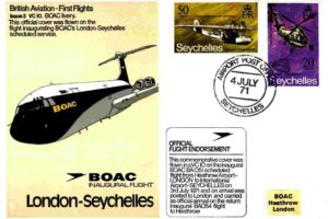 VC10 cover BOAC Inaugral Flight cover