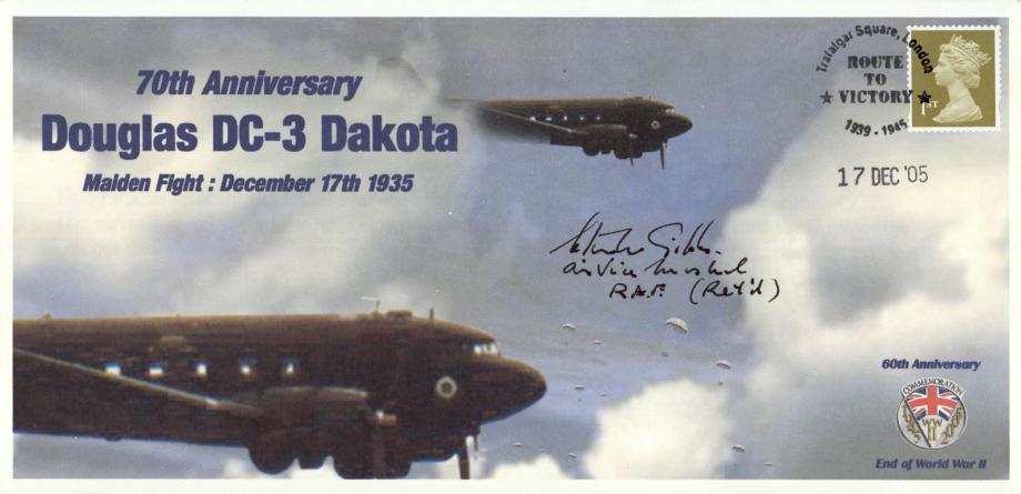 Douglas DC-3 Dakota cover Sgd C M Gibbs