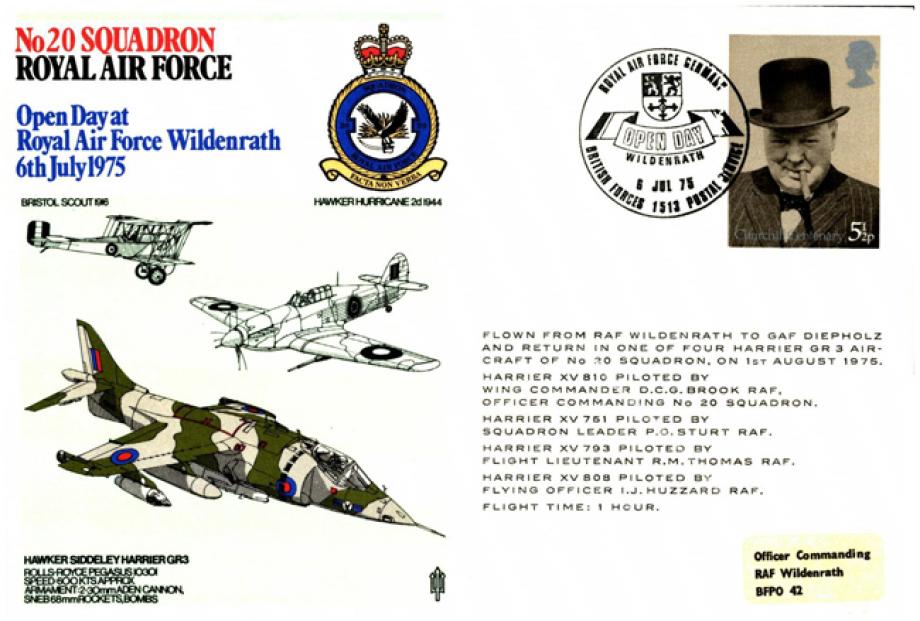 No 20 Squadron cover