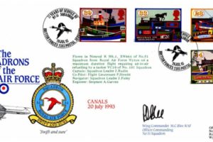 51 Squadron FDC Signed by WC M C Blee the OC of 51 Squadron