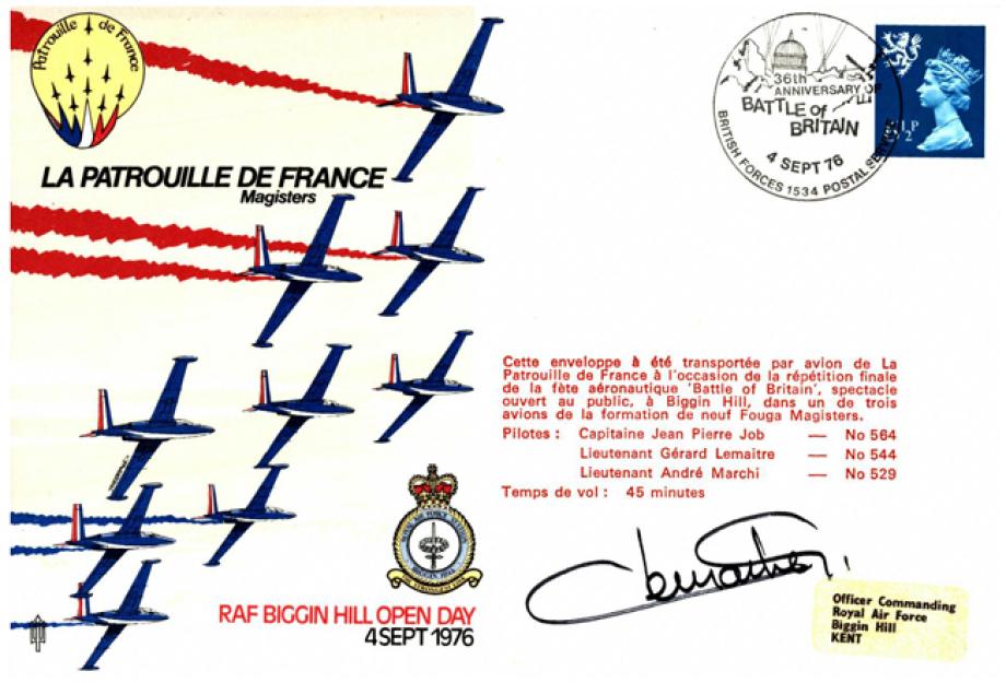 Patrouille de France Magisters cover Sgd pilot