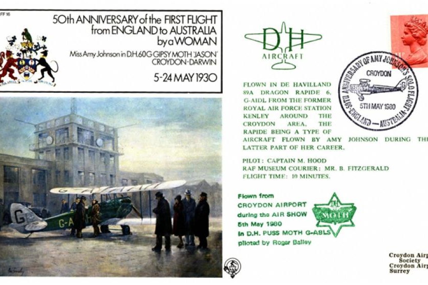 First female flight to Australia cover