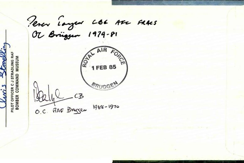 Hawker Hart cover 17 Squadron Signed AM Sir Patrick Hine