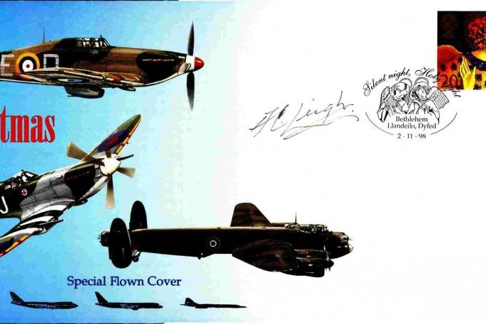 Battle of Britain cover Sgd A C Leigh a Bob pilot with 64 Sq