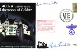 Colditz Cover Signed W Broomhall and W Courtice