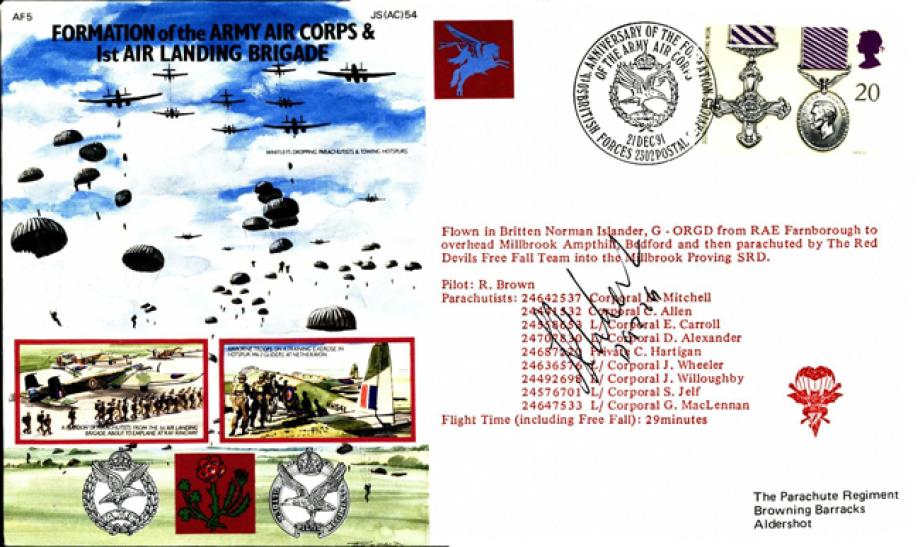 Army Air Corps & 1st Air Landing Brigade cover