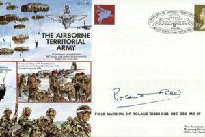 Airborne Territorial Army cover Sgd FM Sir Roland Gibbs