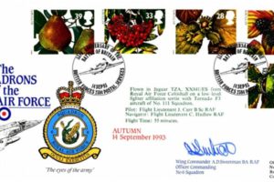 6 Squadron FDC Signed by WC A D Sweetman the OC of 6 Squadron