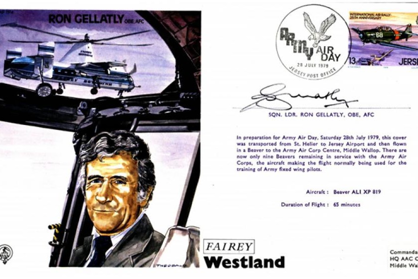 Ron Gellatly the Test Pilot cover Sgd Ron Gellatly 