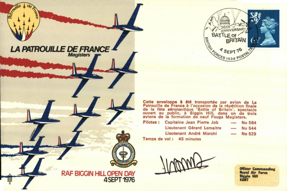 Patrouille de France Magisters cover Sgd pilot