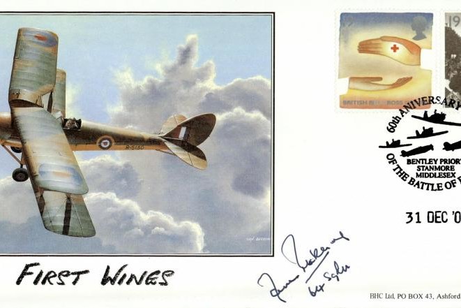 Battle of Britain cover Sgd J Pickering of 64 Sq