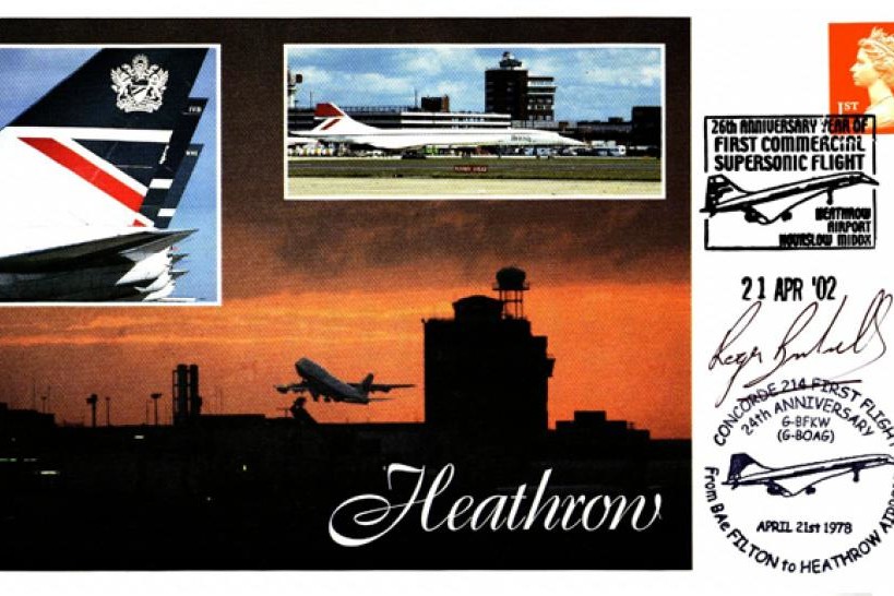 Concorde Cover Signed Roger Bricknell