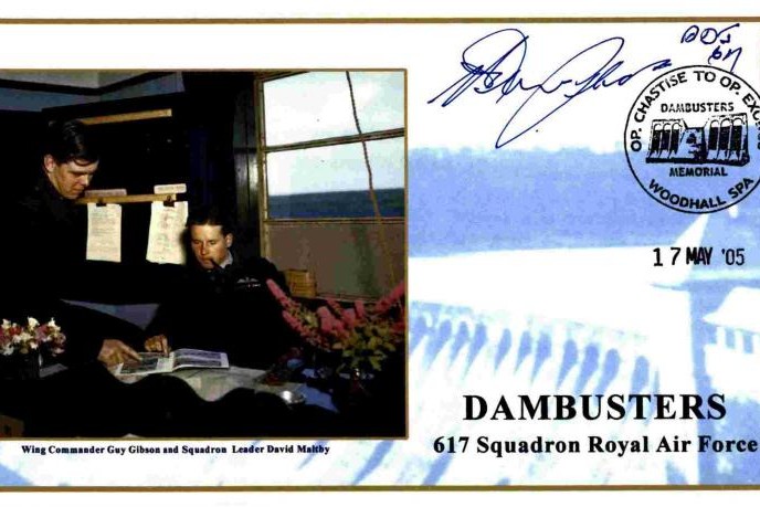 Dambusters 617 Squadron Cover Signed Adj Humphries 617 