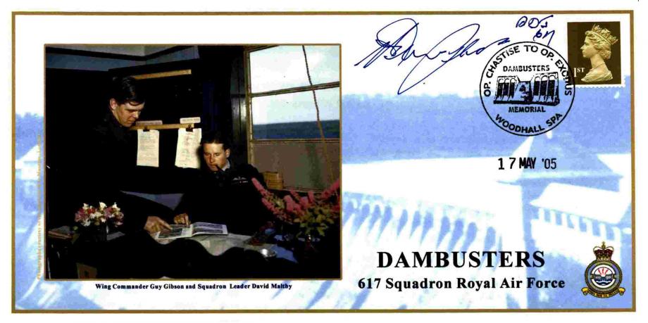 Dambusters 617 Squadron Cover Signed Adj Humphries 617 