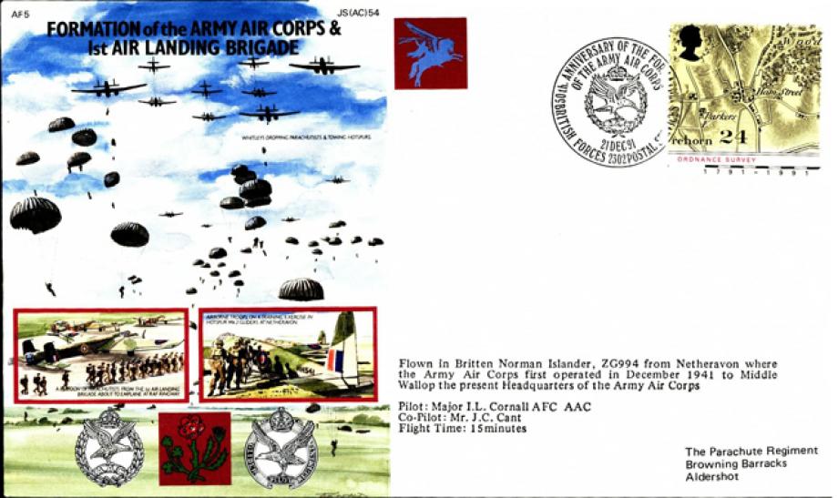 Army Air Corps & 1st Air Landing Brigade cover