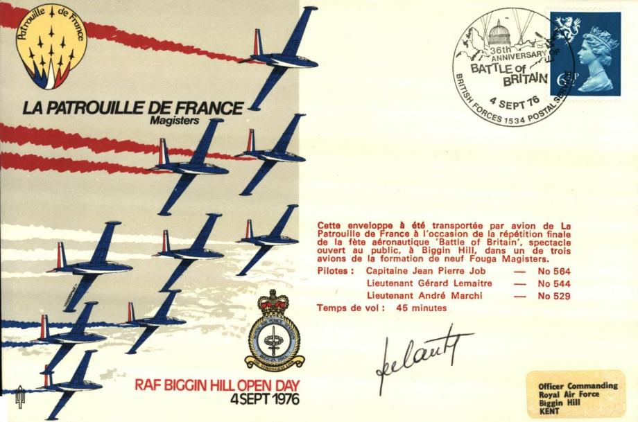 Patrouille de France Magisters cover Sgd pilot