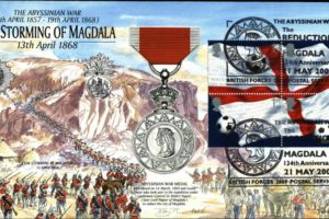 Storming of Magdala cover Abyssinian War Medal 1868
