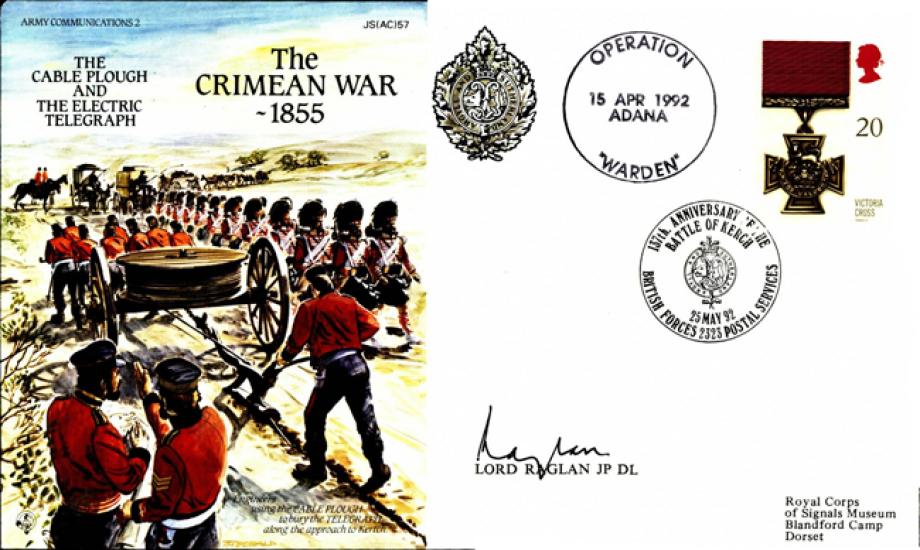 The Crimean War cover Signed Lord Raglan