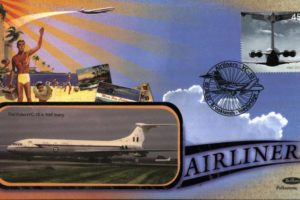 Airliners FDC Brooklands postmark