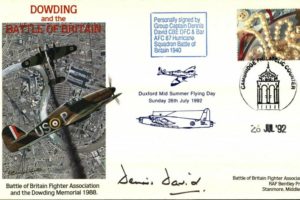 Battle of Britain Dowding cover Sgd Dennis David a BoB Pilot