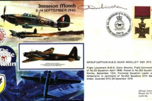 Invasion Month 8-14 September 1940 cover Sgd Duke-Woolley