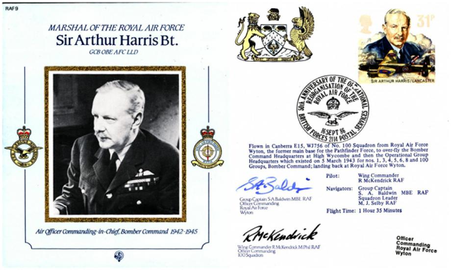 Commanders Cover Signed S A Baldwin And R McKendrick