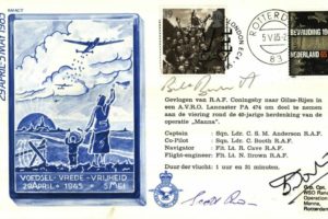 Dambusters 617 Squadron Cover Signed Bill Burnett And B A Dowty Politz