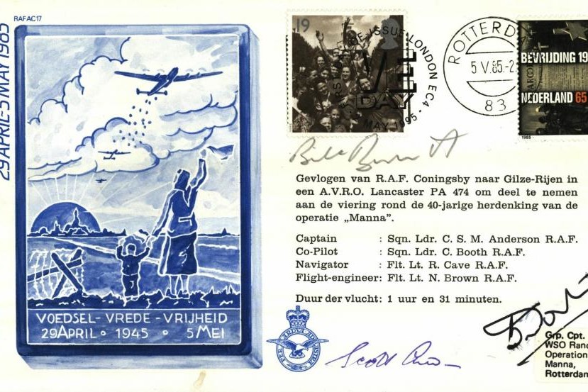 Dambusters 617 Squadron Cover Signed Bill Burnett And B A Dowty Politz