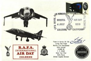 RAFA Air Day 1970 cover Sgd T P Frost