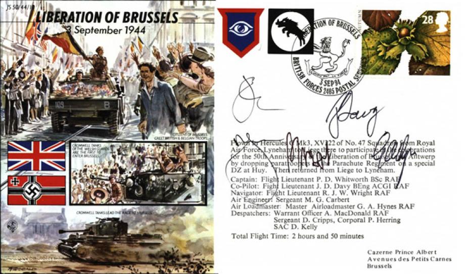 Liberation of Brussels cover Sgd crew