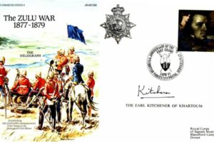 Zulu War Cover Signed Earl Kitchener of Khartoum